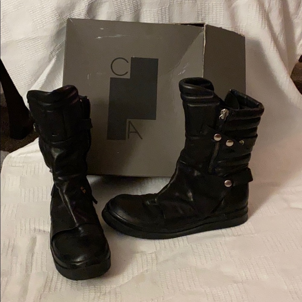 Cinzia Araia Skin Biker New Jump Boots